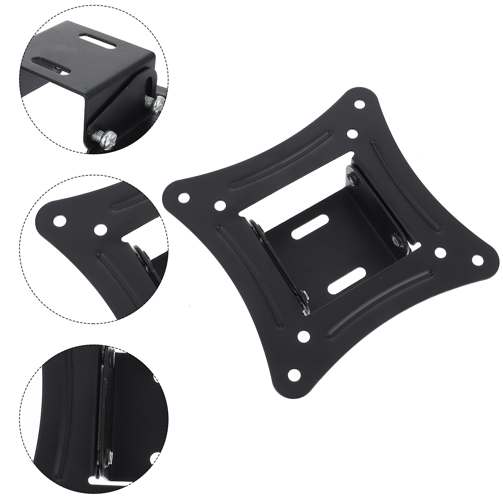 Tilted Monitor Bracket Monitor Storage Shelf 14-26 Inch Monitor Wall Mount: 12X12X5.4cm