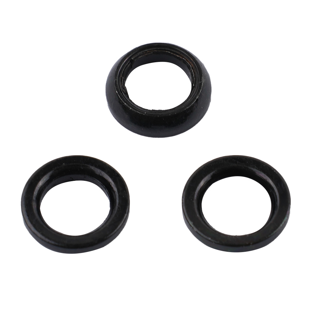 8PCS M6 Concave Washer Convex Washer Aluminum Bicycle Bike Disc Brake Caliper Bump Gasket Durable Bicycle Parts
