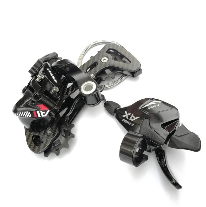 Ltwoo mått 1 1 x 11 hastighed gruppesæt skifter 11 hastighed bagskifter carbon beslag kompatibel 52t kassette til shimano xt sram 11 s