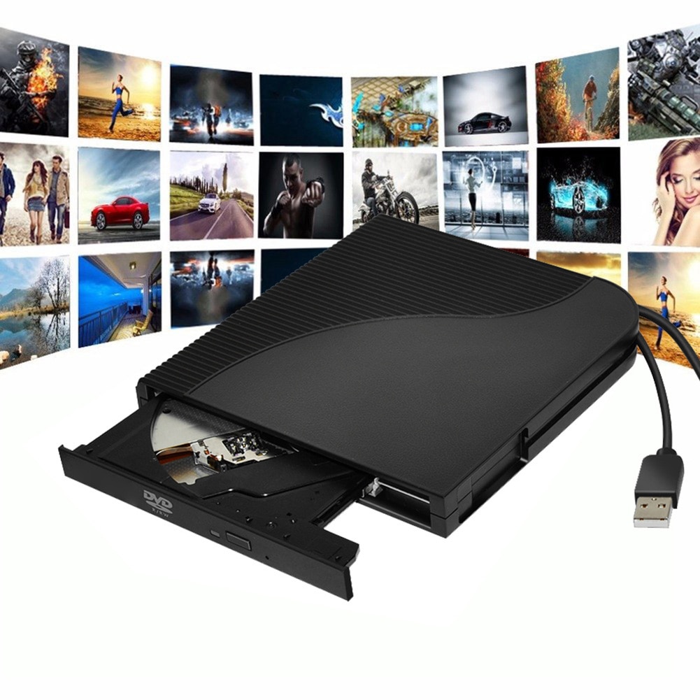 Extern dvd-enhet usb 3.0 bärbara dvd-brännare med m-disc-stöd för laptop och pc dja 88