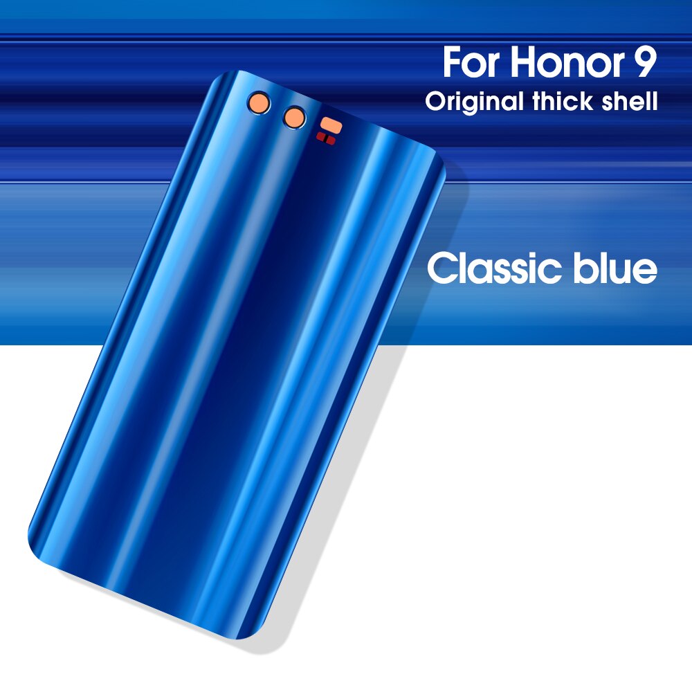 5,15 Zoll 100% Neue Für Huawei honor 9 Zurück Batterie Abdeckung Gehäbenutzen fallen Für Huawei honor 9 honor 9 Tür Hinten Glas batterie Abdeckung