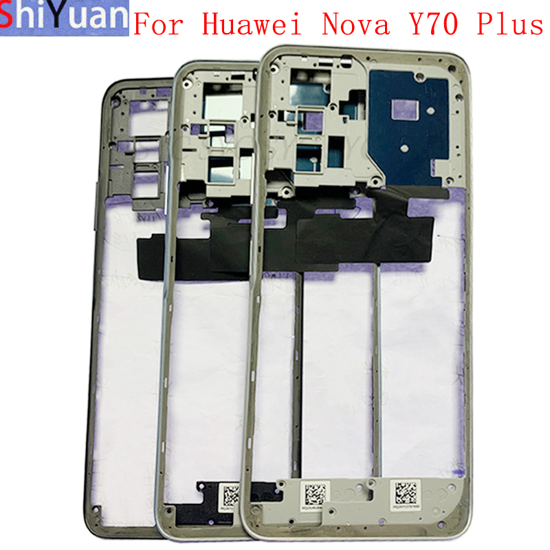 Phone Housing Middle Frame Center Chassis Cover For Huawei Nova Y70 Middle Frame Replacement Repair Parts