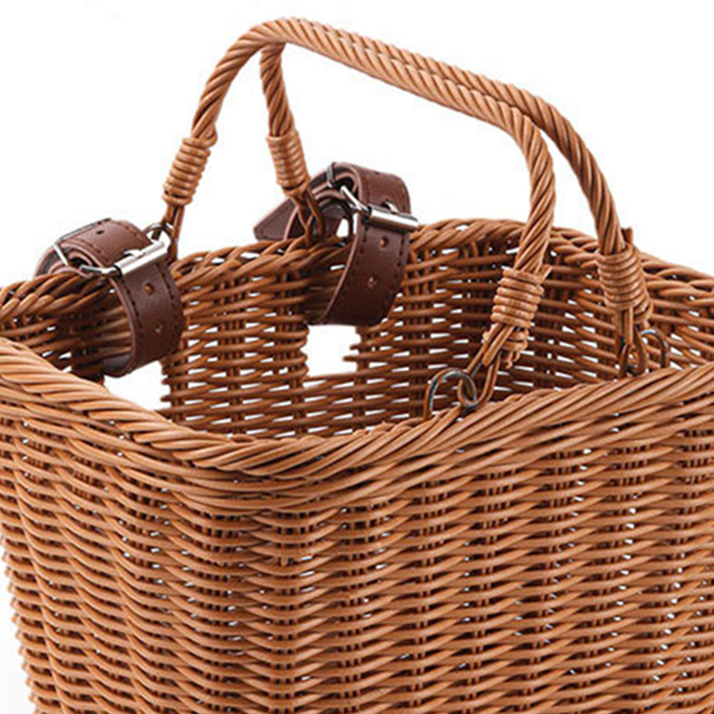 Kinderfietsmand Fietsen Stuurzakje Fiets Rieten Manden Kind Scooter Opbergmand Vooraan Kinderen Fietsdraagtassen