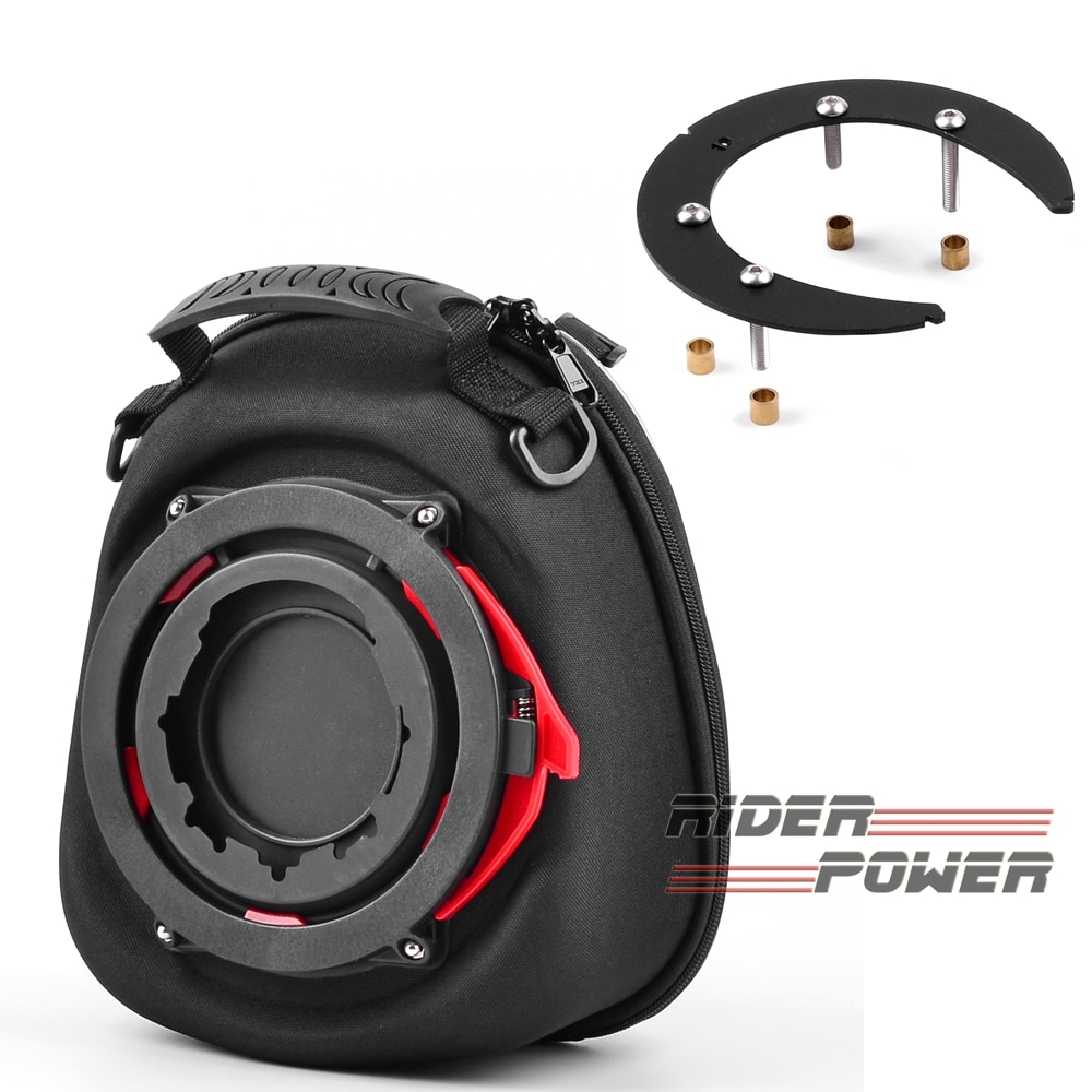 Dla Suzuki v-strom DL650/XT 2012-2019 SV650 2003-2019 SV1000 2003-2009 adapter Tankbag pierścień zbiornika łatwe zamknięcie Tankbag: Default Title