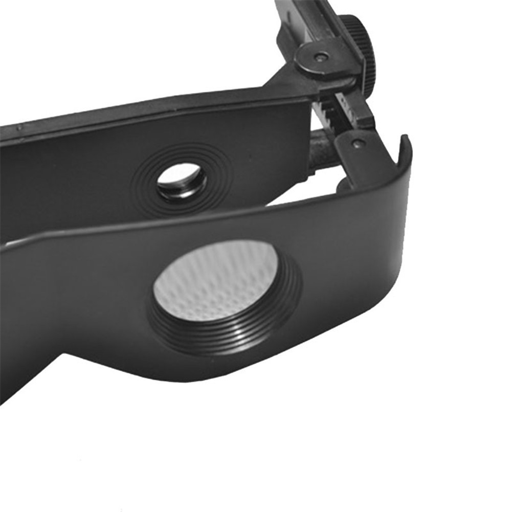 Zwart Plastic Frame Vissen Vergrootglas Bril Style Outdoor Vissen Optics Verrekijker Telescoop