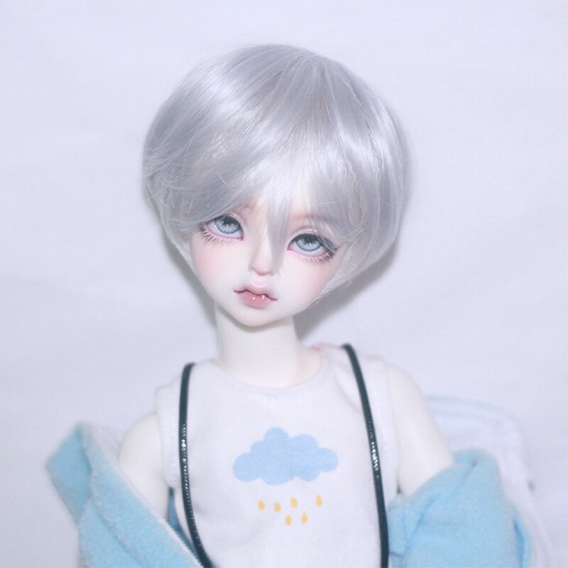 Neue Stil Bjd Puppe Perücke 1/3 1/4 1/6 1/8 kurze coole Hochtemperatur-Haarperücke