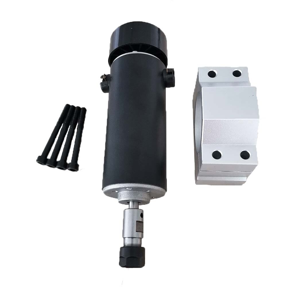 500W DC spindle Motor 0.5KW collet 52mm diameter DC 0-110 CNC Carving Milling Air cold Spindle Motor For Engraving