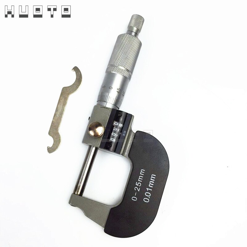 Micron Outside micrometer 0-25MM 0.001mm calibration micrometer thickness caliper gauge measuring tool