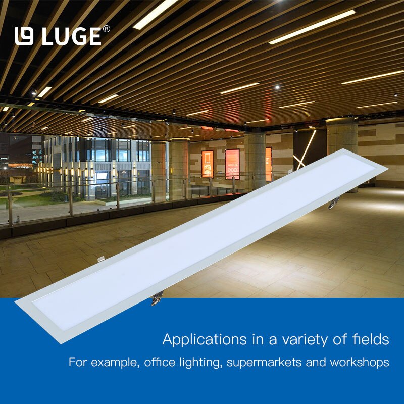 Primavera incrustado led tira de luz ultra-delgada 1cm clip con muelle sujetador clip luz led plana oscuro de instalación de una lámpara de techo