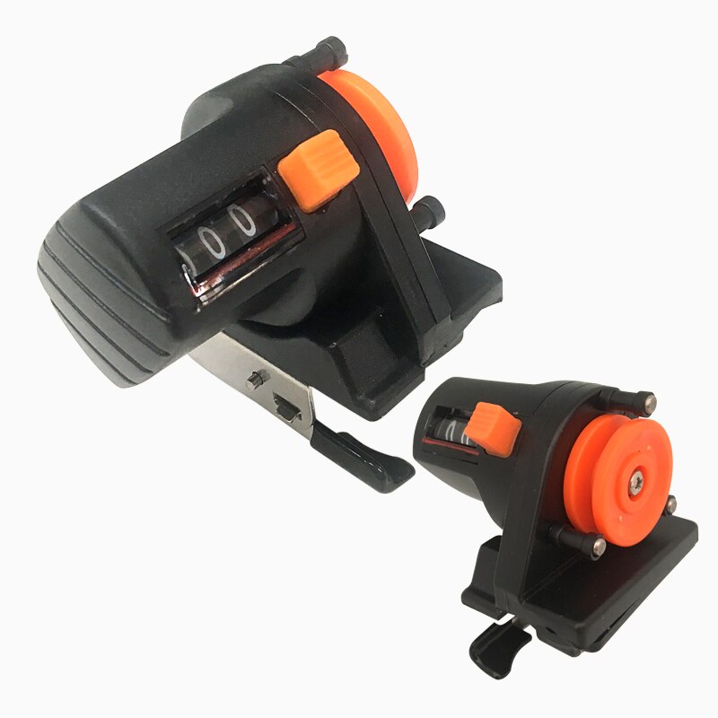 Fishfinder wire måler 0-999m bærbar meter lengde teller verktøy takle fiske line dybde teller digital display lengdemåler
