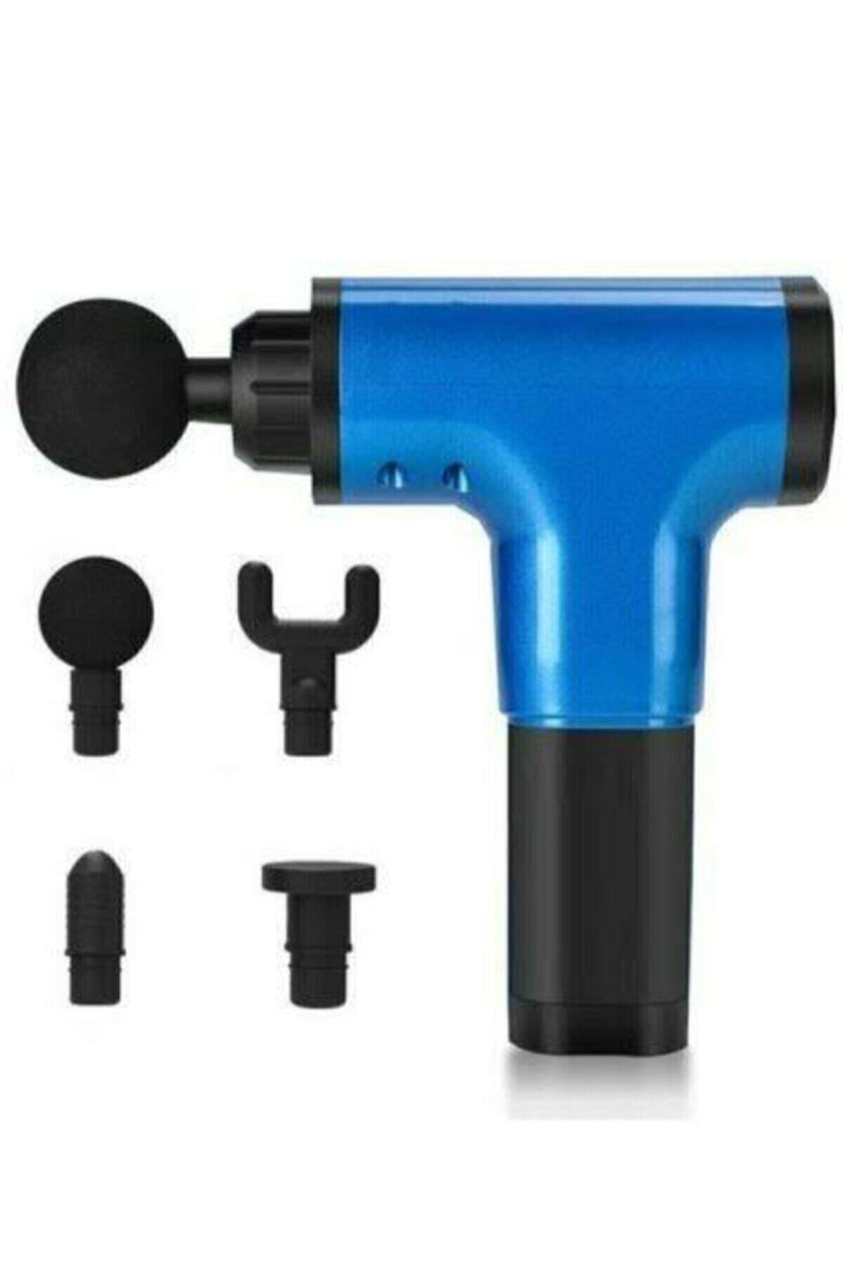 Pistolet de Massage vibrant à impulsion Rechargeable, outil de relaxation musculaire: Bleu