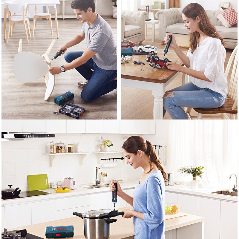 Bosch – tournevis sans fil intelligent GO 3.6V, outil électrique, 6 Modes, couples réglables, Kits d&#39;outils