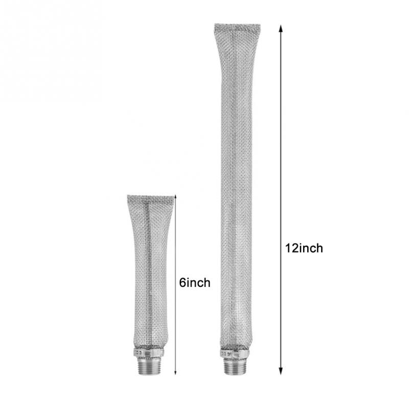 Bazooka écran robinet connecter filtre à bière en acier inoxydable maison crépine maille brassage purée Tun multifonction vin réutilisable fil