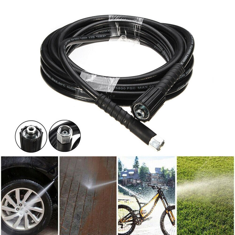 6M-15M Hoge Druk Tuin Auto Water Sproeier 5800PSI M14 X M22 Jet Wasmachine Slang Buis Compatibel met Karcher K2 K3