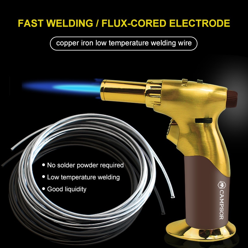 Barras de soldadura de aluminio, 10 unidades/lote, barras de soldadura de latón, alambre de soldadura de aluminio, reparación de electricista duradera, baja temperatura, soudurealu