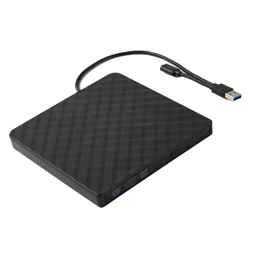 2 In 1 USB3.0 Type-C Slim External DVD RW CD Writer Drive Burner Reader Player Optical Drives For Laptop PC Portable DVD Burner: Default Title