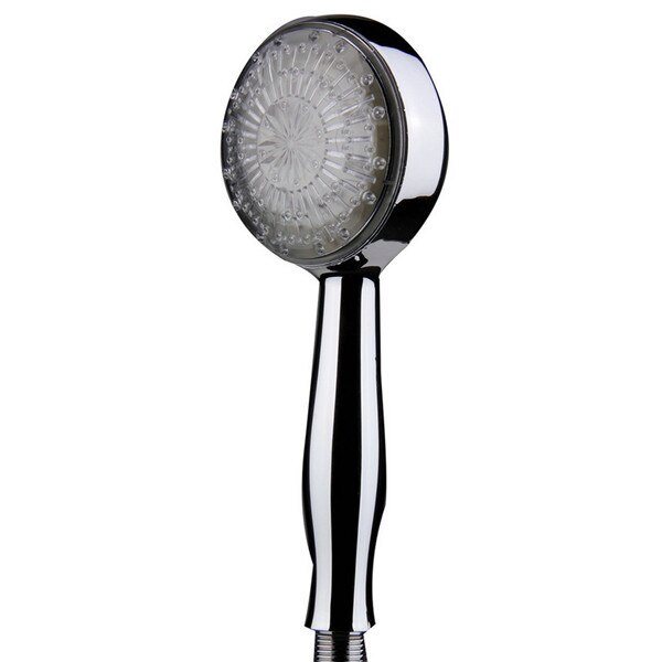 1pc Romantic Round LED Shower Automatic Control 7 Color Changing Shower Head Search