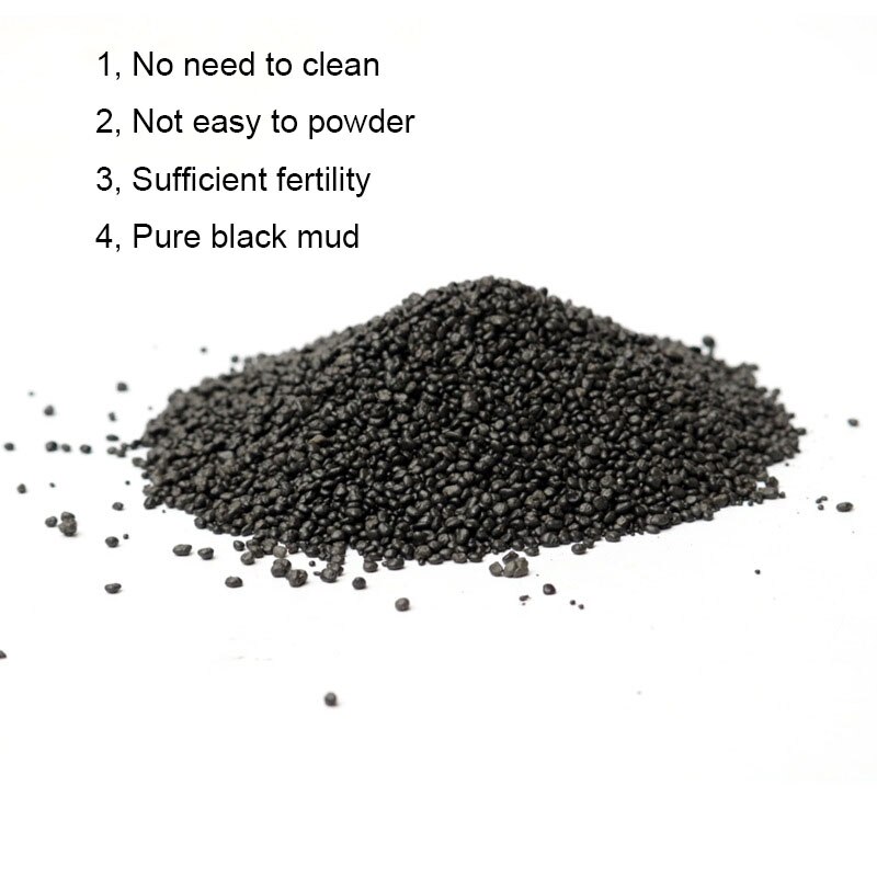 100g Fish Tank Water Plant Fertility Substrate Aquarium Plant Soil Substrate Gravel Aquatic Decoration Grass Plant Mud Soil