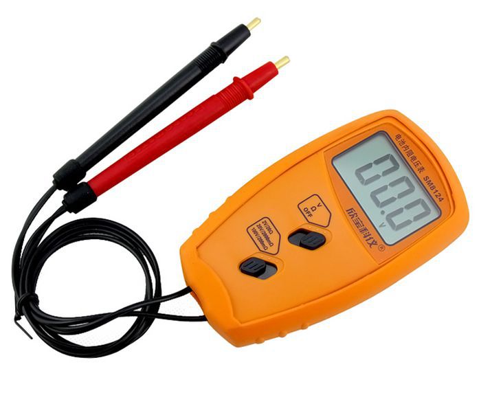 SANPO SM8124 battery internal resistance tester, voltmeter, portable battery meter.