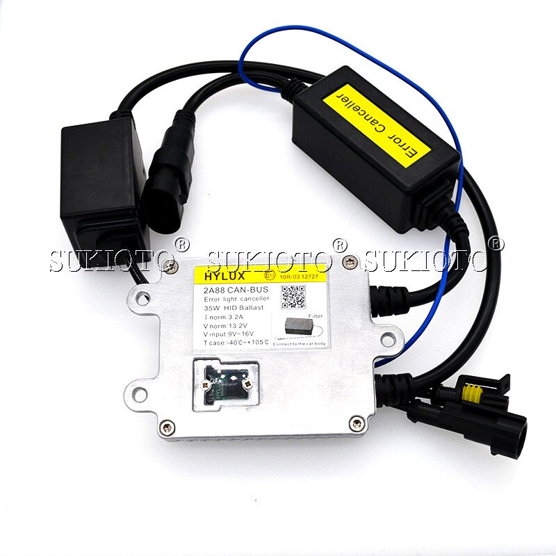 Sukioto Originele Hylux 2A88 35W Canbus Xenon Hid Ballast Ac 12V Auto Licht Reactor Voor 35W Yeaky cnlight Heartray Xenon Lamp Kit