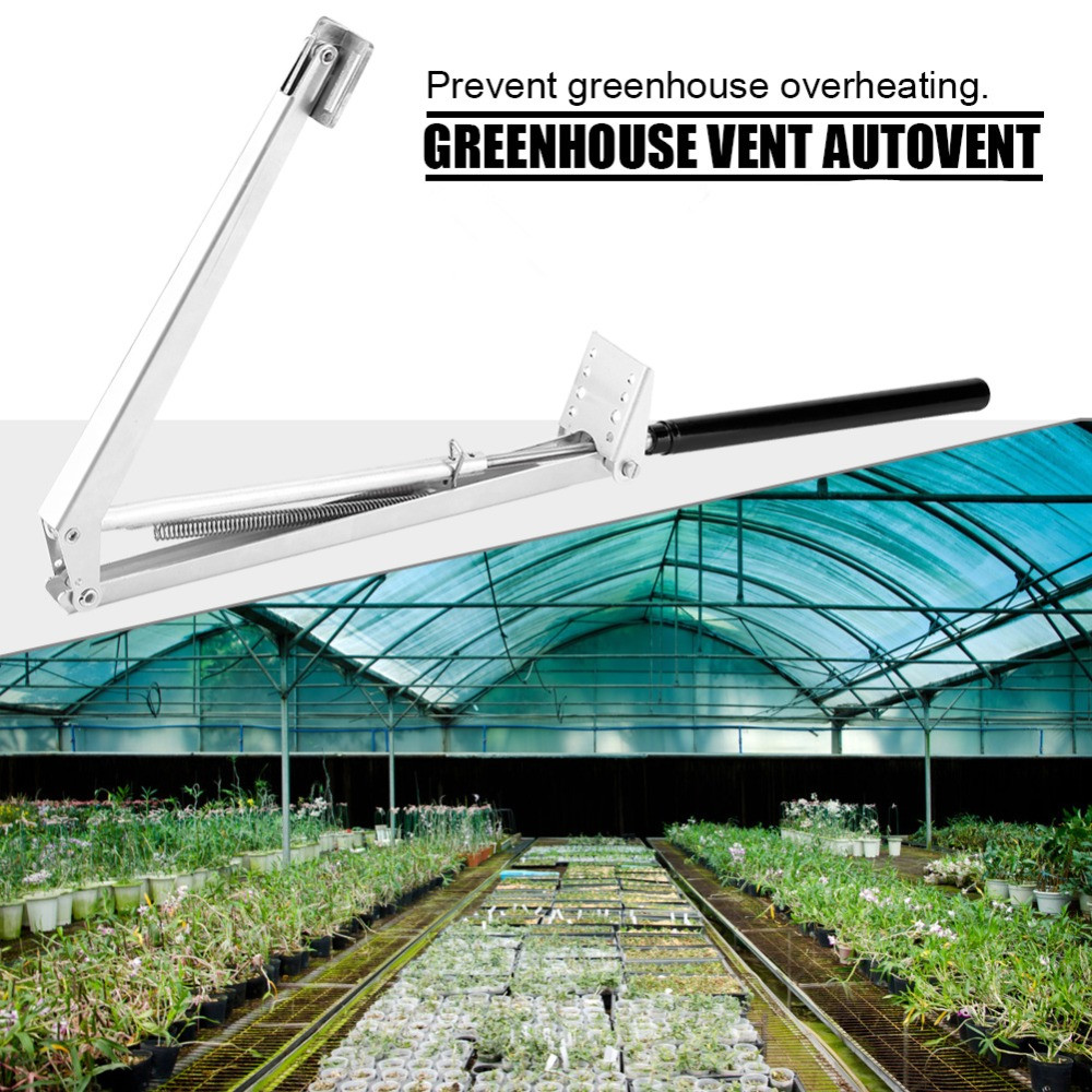 Greenhouse Automatic Window Opener Solar Powered Thermofor Vent Autovent Solar Heat Sensitive 45cm Greenhouses Roof Opener
