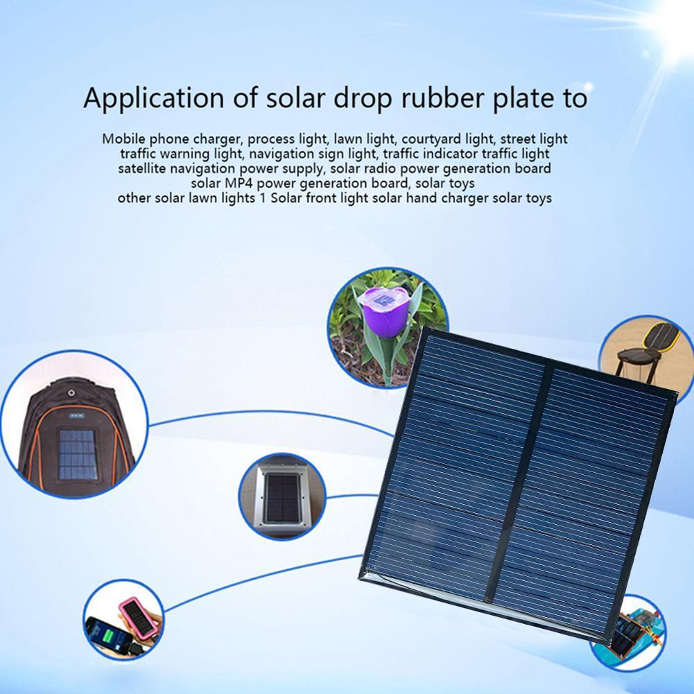 6V Solar Panel Mini Solar System Solar Panel Phone Charger Solar Battery 140MA DIY Portable Solar Cell