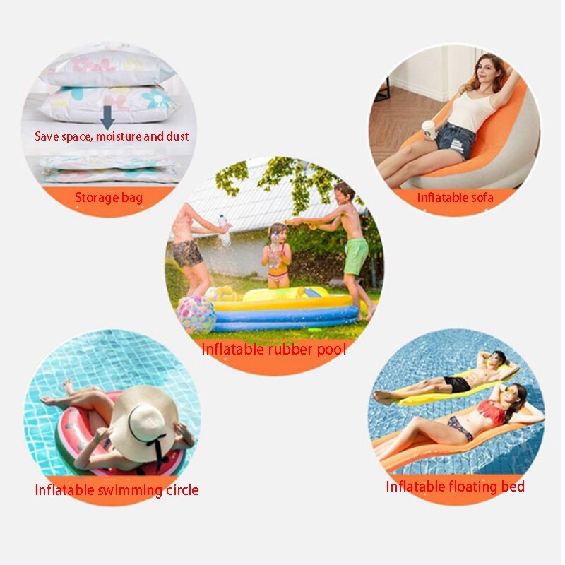 Portable USB Electric Air Pump Air Mattress Boat Sofa Auto Air Inflatable Pump for Car Camping Inflator