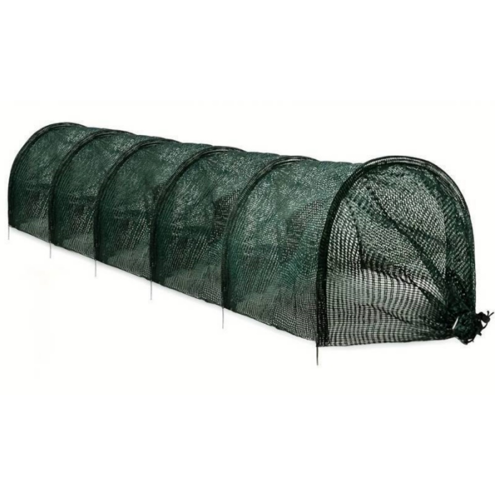 Filet d'ombrage pour Tunnel de jardin 3M, libération rapide, prévention des insectes, serre Portable et pliable pour Tunnel de jardin: WHITE