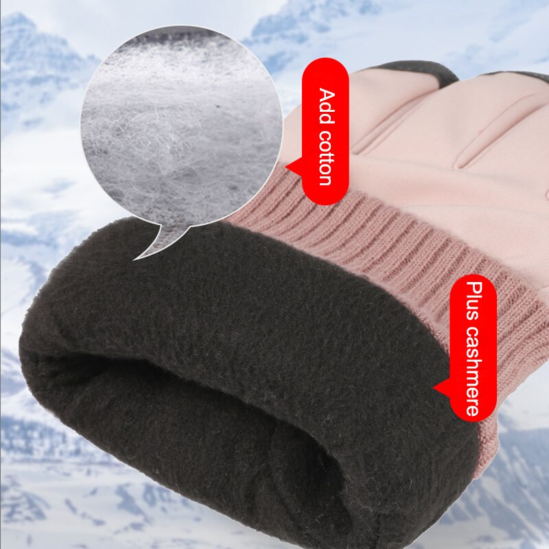 Waterdichte winter warme handschoenen sneeuw ski handschoenen snowboard handschoenen motorrijden winter touchscreen handschoenen  zj55