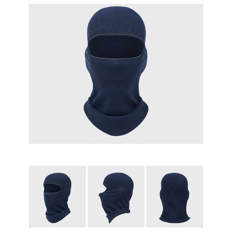 -Winter Warm Balaclava Thermische Winddicht Bivakmuts Full Face Caps Helm Liner Voor Mannen Vrouwen