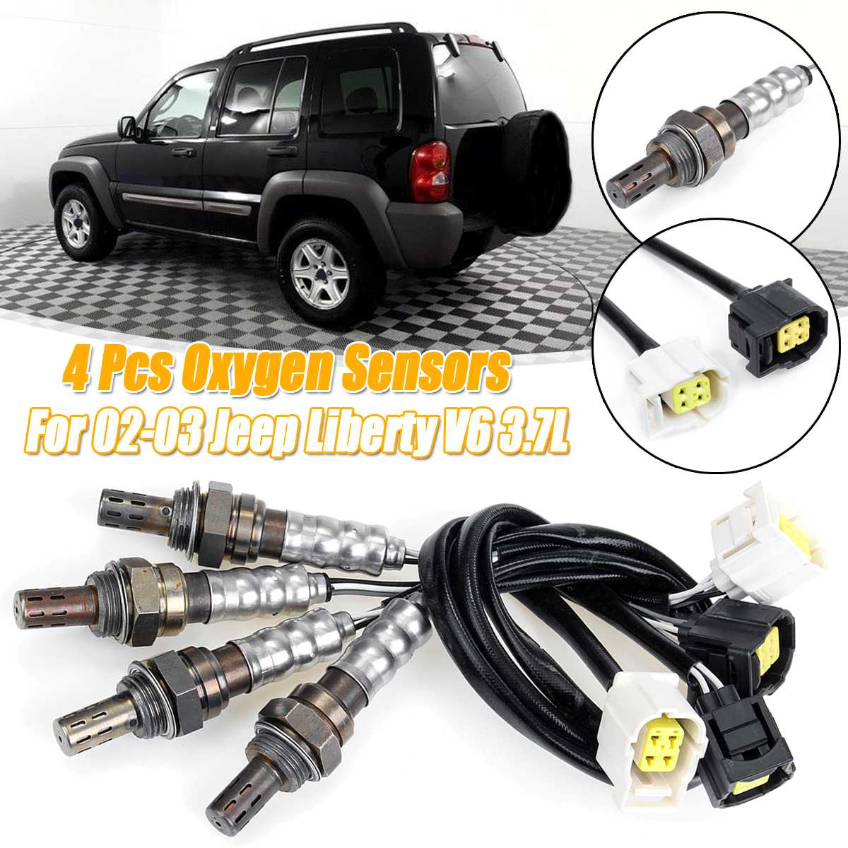 234-4217 234-4228 234-4772 234-4228 Upstream & Downstream Oxygen O2 Sensor For Jeep Liberty V6 3.7L 2002 2003 56041953AA