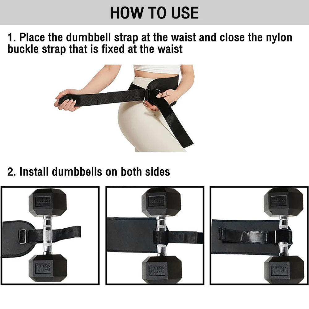 Hip Thrust Belt Oefening Billen Glute Bridge Workout Kettlebells voor Squats Longen Bruggen Dips Training Home Gym Apparatuur