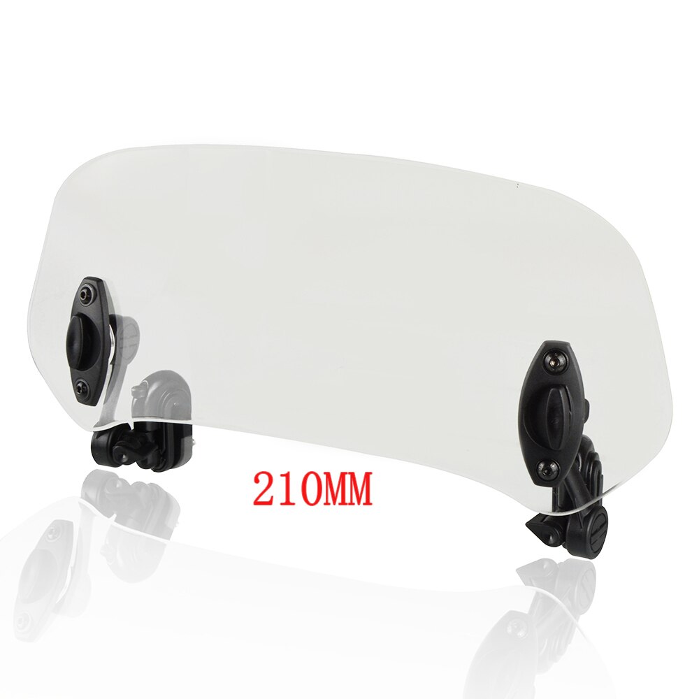 Pantalla ajustable parabrisas Spoiler Deflector de aire para Suzuki v-strom 650 DL650: A White