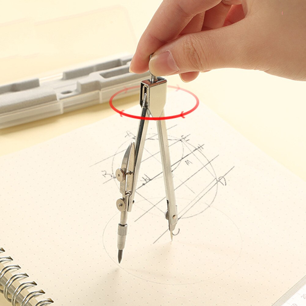 Student Math Drawing Mathematical Geometry Tools School With Core Easy Use Stationery For Circles