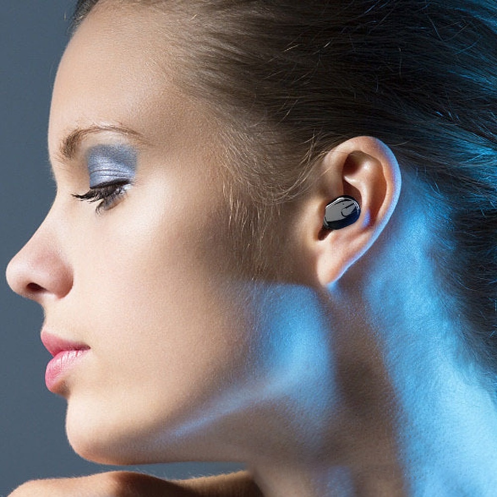 M8 mini in-ear verborgen bluetooth 4.2 draadloze muziek oordopjes oordopjes voor iphone android met oplaadcase sport oordopjes headset