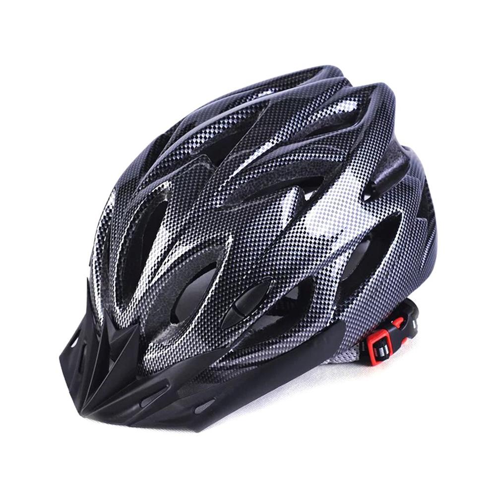 Casque de vélo, hoverboard, casque de vélo 56-63cm protection, pour femmes et hommes: Noir de carbone