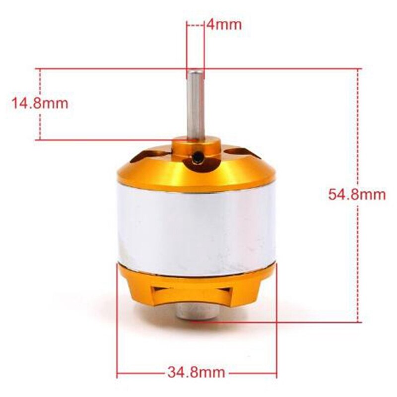 Moteur sans brosse 3S-4S pour avion RC multi-copter moteur sans balais