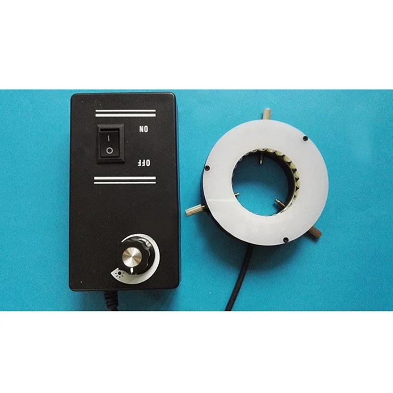 48 led stereomikroskop led-lyskilde justerbar lampe ccd-lysende med diffusjonsplate mikroskoptilbehør teleskop