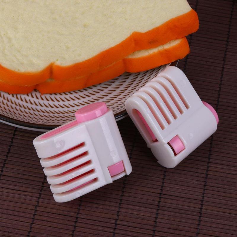 2 stuks Keuken Brood Cake Slicer Cutter 5 Lagen DIY Gelaagde Extra Apparaat Cake Slicer Lente Snijgereedschap Keuken Bakvormen