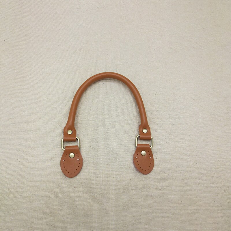 1 Paar 42Cm Diy Lederen Handvat Voor Tas Accessoires Handtas Band Handvat Riem Afneembare Pu Lederen Handvat Lady Schouder tas Riem: 2