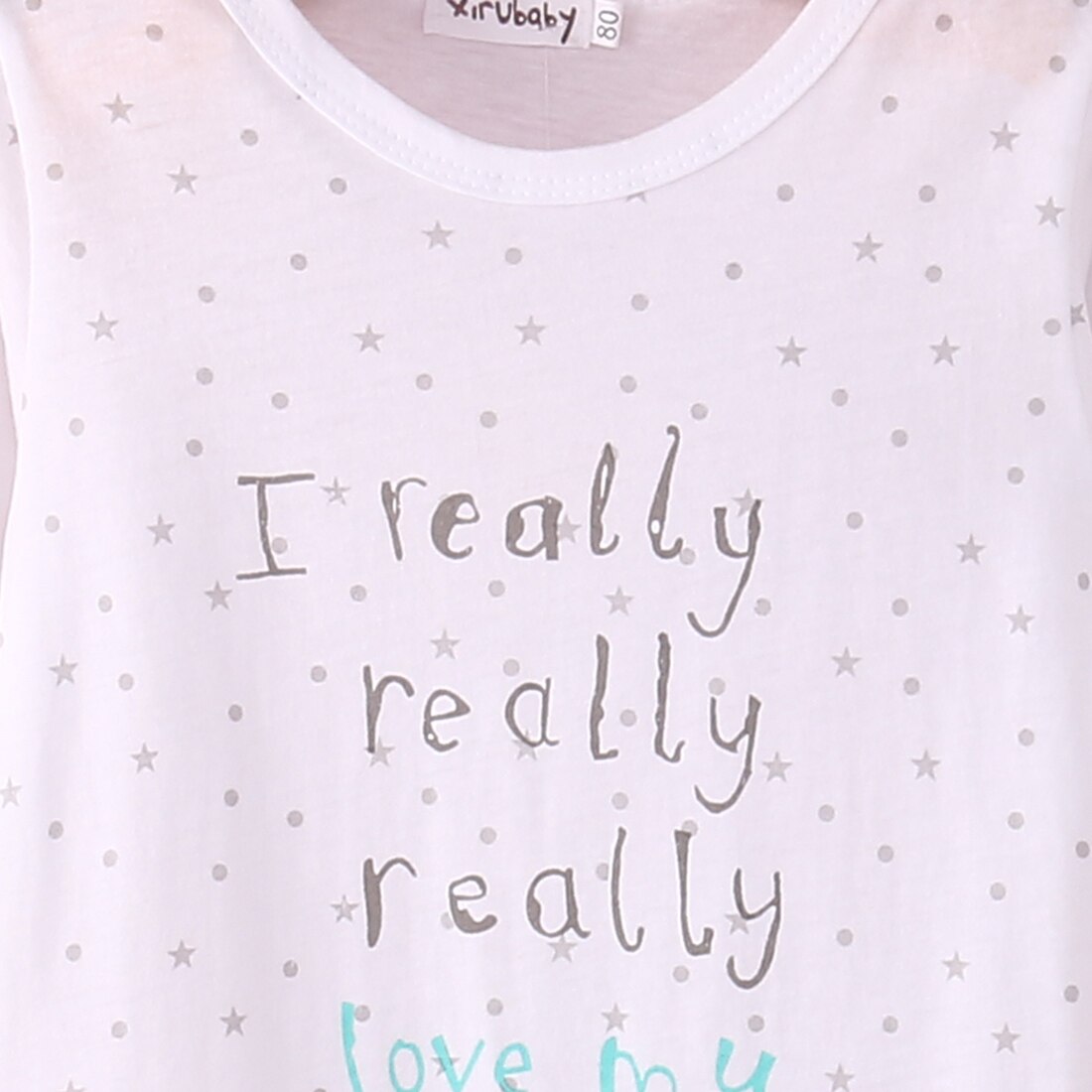 Ik Mama love Dad Baby Baby Peuter Baby Jongen Meisje Unisex Bodysuit Katoen Een stukken Junpsuit 0 ~ 24 M