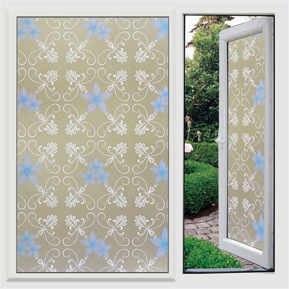 500 x 45cm raamsticker glasfolie zelfklevend mat papier voor kantoor- en thuisdecoratie privacybescherming