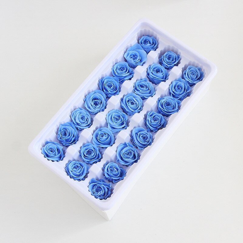 24pcs/box Preserved Flowers Eternal Life Flower Rose in box Immortal Flowers mothers day Material Box DIY Level B 2-3: Q