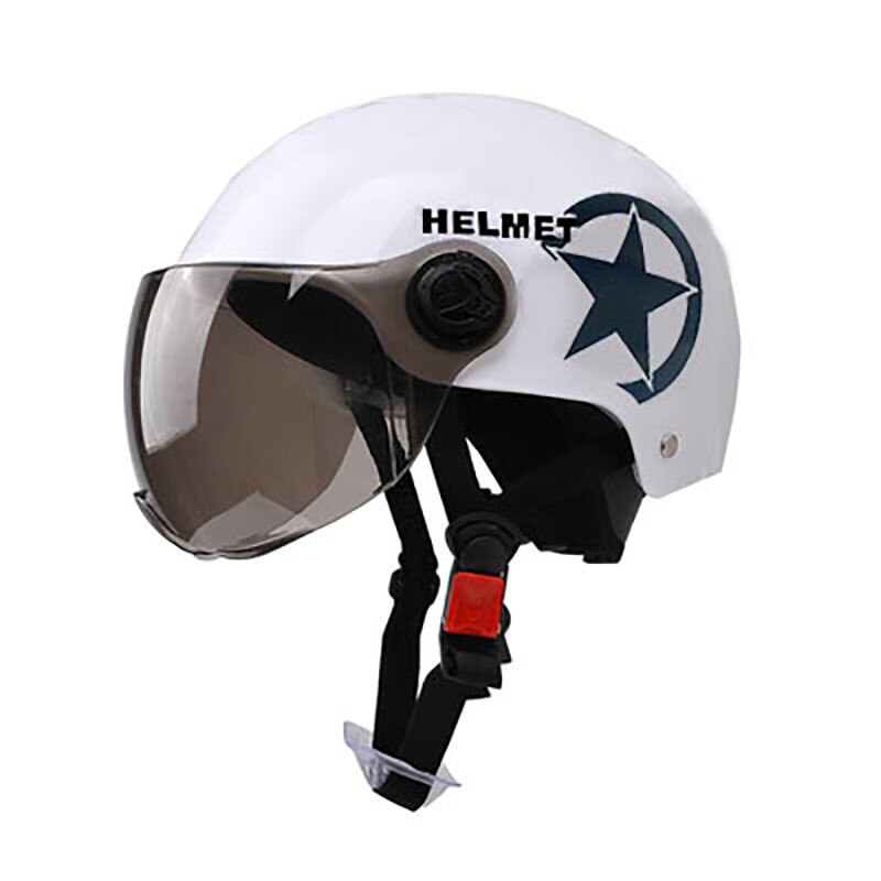 Ultra-light Safety Motorbike Helmet Scooter E-Bike Motorcycle Helmet Moto Casco Half Face UV Protector Helmet