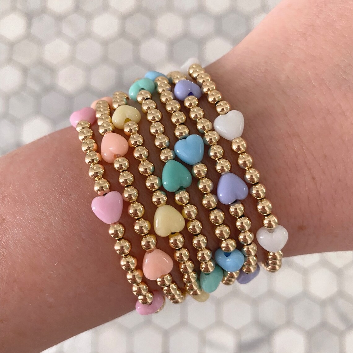 Kkbead Hart Armbanden Voor Vrouwen Valentijnsdag Cadeau Bijoux Pulseras Sieraden Y 2K Accessoires