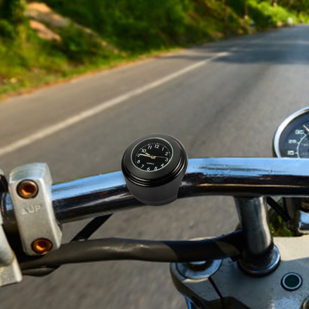Klassische Motorrad Uhr Wasserdicht Durable Praktische Multi-funktionale 22-25mm Dia Lenker Uhr Leuchtende Quarz Uhr