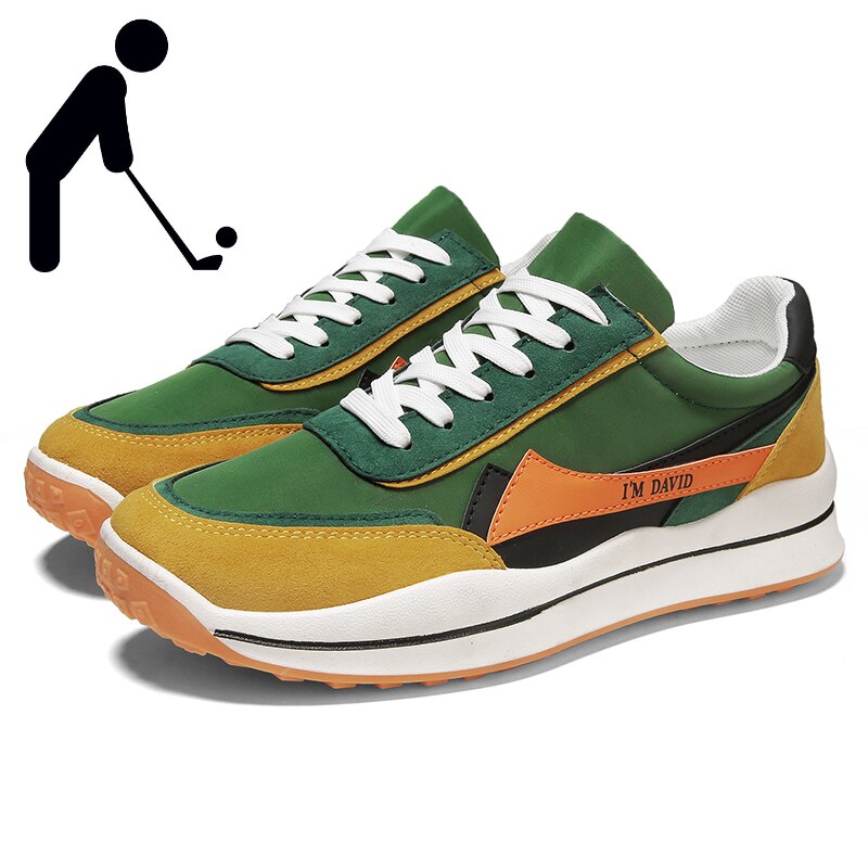 Sneakers da Golf da uomo Four Seasons scarpe da Jogging comode da passeggio scarpe da allenamento sportive da uomo scarpe da lavoro all'aperto scarpe sportive da uomo
