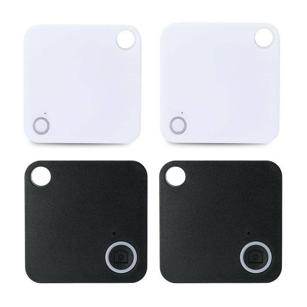 4 Pcs Tile Slim Combo Pack Gps Bluetooth Tracker Key Finder Anything Anti-lost Locator White Black