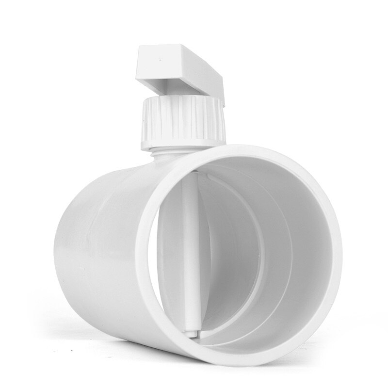 HVAC manual plastic air damper valve 75 -200mm volume flow rate damper air duct valve for 3-8 inch ventilation pipe