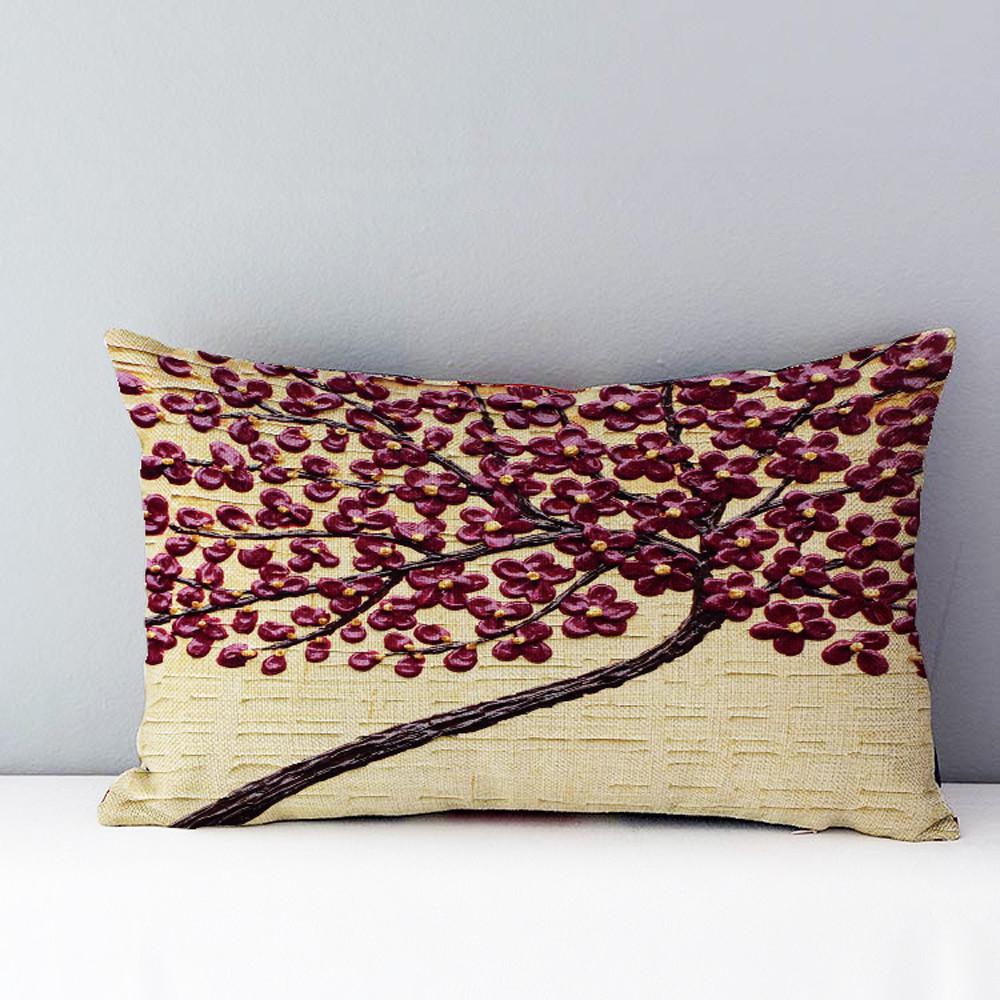 30*50cm Rectangle Pillow Cushion Case Toss Pillowcase Hidden Zipper Closure Soft Pillowcases Home Bed Ornament B1